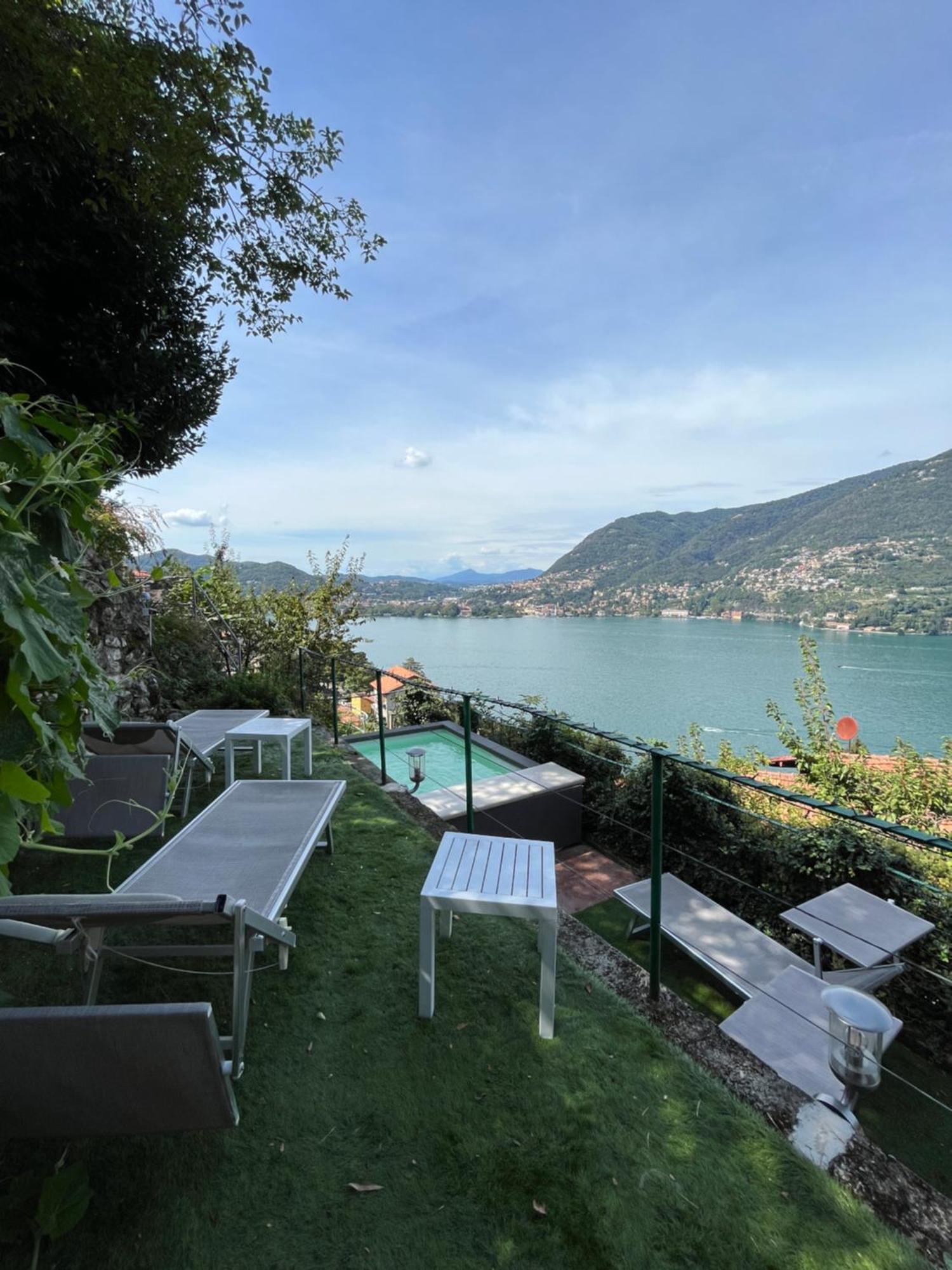 Villa Como, Jacuzzi Spa And Private Pool Blevio Exteriör bild